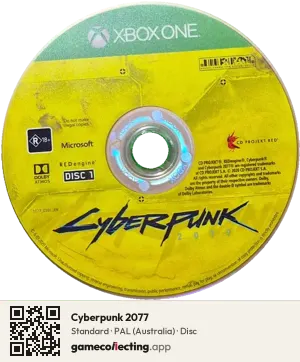 Cyberpunk 2077 Xbox One, PAL disc