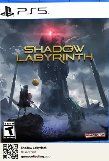 Shadow Labyrinth PlayStation 5, NTSC box front