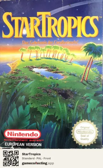 StarTropics Nintendo Entertainment System, PAL box front
