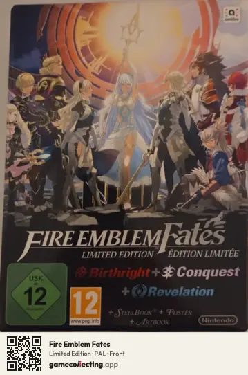 Fire Emblem Fates Nintendo 3DS, PAL box front