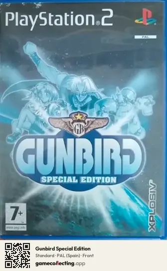 Gunbird Special Edition PlayStation 2, Spain box front
