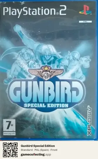 Gunbird Special Edition PlayStation 2, Spain box front