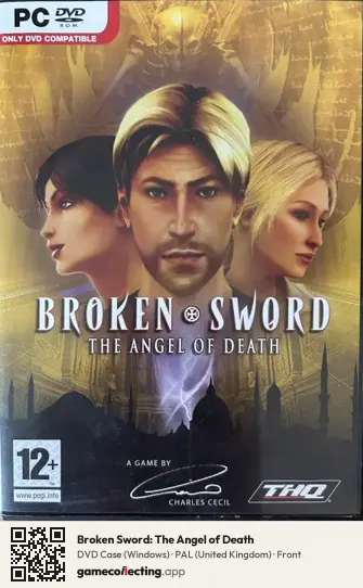 Broken Sword: The Angel of Death Computer, United Kingdom box front