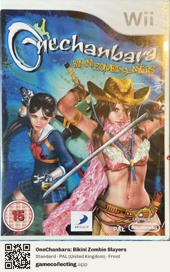 OneChanbara: Bikini Zombie Slayers Nintendo Wii, United Kingdom box front