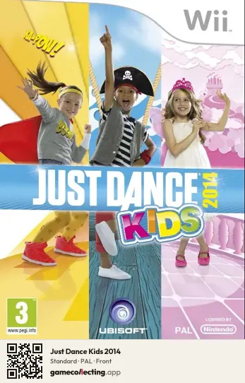Just Dance Kids 2014 Nintendo Wii, PAL box front