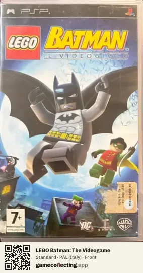 LEGO Batman: The Videogame PlayStation Portable, Italy box front