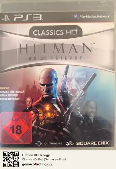 Hitman HD Trilogy PlayStation 3, Germany box front