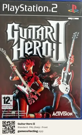 Guitar Hero II PlayStation 2, Italy box front