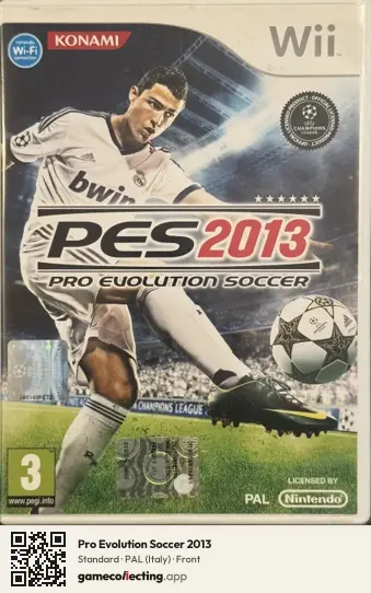 Pro Evolution Soccer 2013 Nintendo Wii, Italy box front