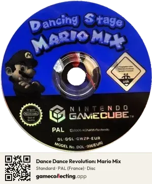 Dance Dance Revolution: Mario Mix Nintendo GameCube, PAL disc