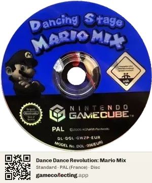 Dance Dance Revolution: Mario Mix Nintendo GameCube, PAL disc