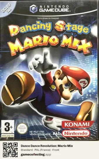 Dance Dance Revolution: Mario Mix Nintendo GameCube, France box front