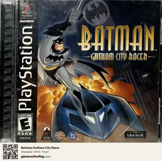 Batman Gotham City Racer PlayStation, NTSC box front