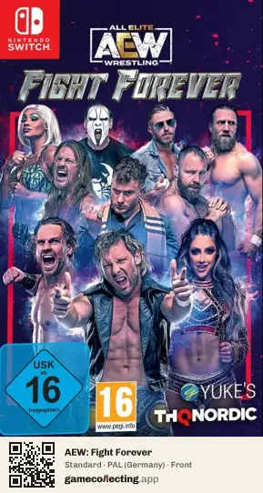 AEW: Fight Forever Nintendo Switch, Germany box front