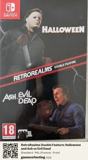 RetroRealms Double Feature: Halloween and Ash vs Evil Dead Nintendo Switch, France box front