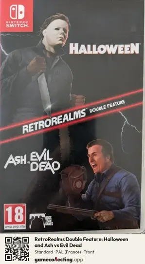 RetroRealms Double Feature: Halloween and Ash vs Evil Dead Nintendo Switch, France box front