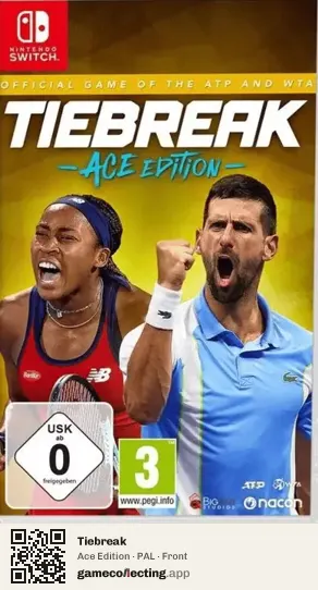 Tiebreak Nintendo Switch, PAL box front