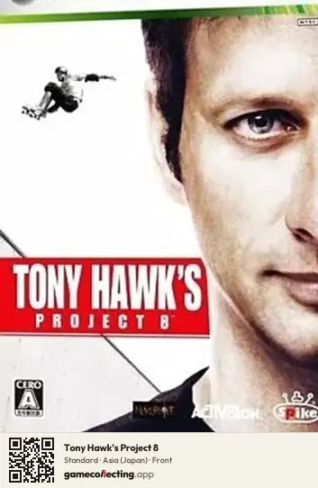 Tony Hawk's Project 8 Xbox 360, Japan box front