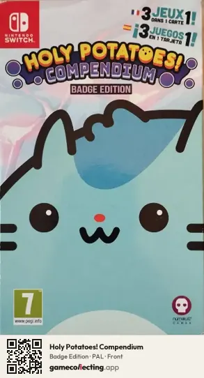 Holy Potatoes! Compendium Nintendo Switch, PAL box front