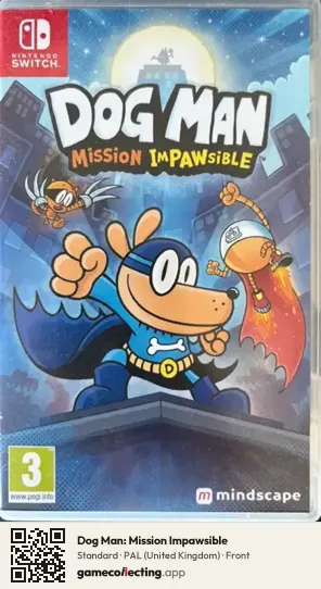 Dog Man: Mission Impawsible Nintendo Switch, United Kingdom box front