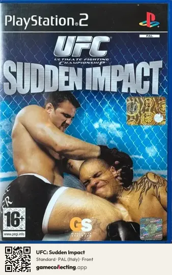 UFC: Sudden Impact PlayStation 2, Italy box front