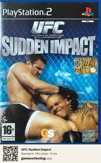 UFC: Sudden Impact PlayStation 2, Italy box front