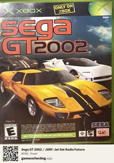Sega GT 2002 / JSRF: Jet Set Radio Future Xbox, NTSC box front