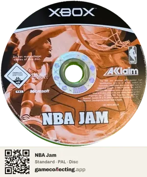 NBA Jam Xbox, PAL disc