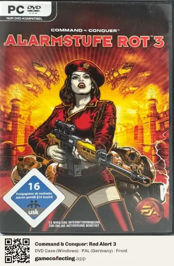 Command & Conquer: Red Alert 3 Computer, Germany box front