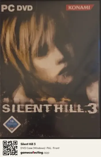 Silent Hill 3 Computer, PAL box front
