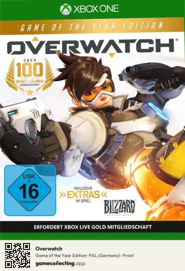 Overwatch Xbox One, Germany box front