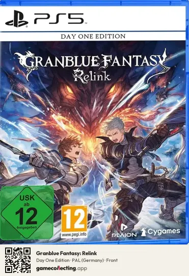 Granblue Fantasy: Relink PlayStation 5, Germany box front