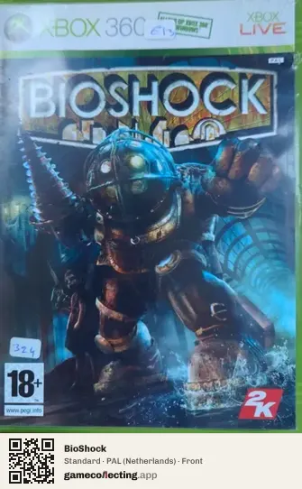 BioShock Xbox 360, Netherlands box front
