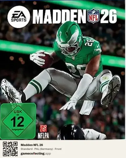 Madden NFL 26 PlayStation 5, Germany box front