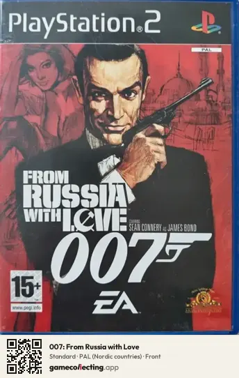 007: From Russia with Love PlayStation 2, Nordic countries box front