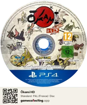 Ōkami HD PlayStation 4, PAL disc