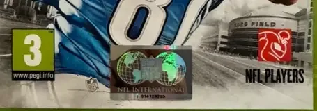 Madden NFL 13, the PEGI square on its front