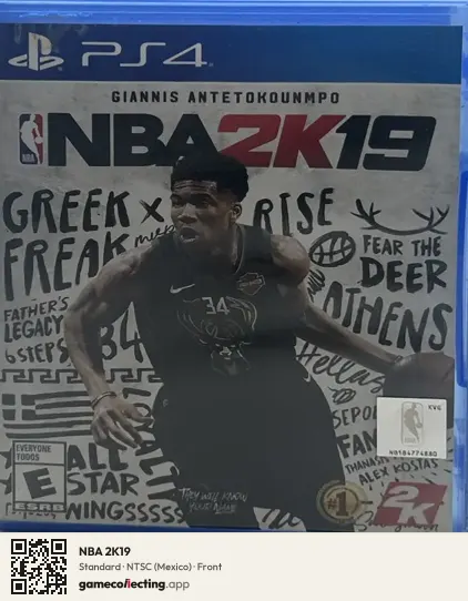 NBA 2K19 PlayStation 4, Mexico box front