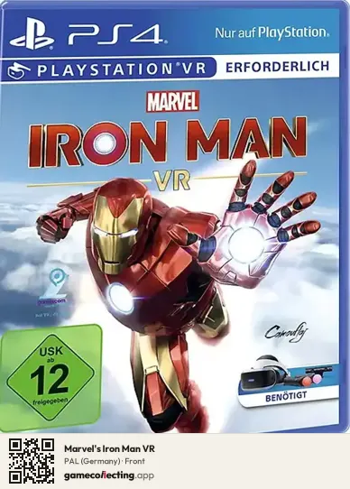Marvel's Iron Man VR PlayStation 4, Germany box front