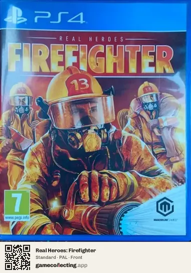 Real Heroes: Firefighter PlayStation 4, PAL box front