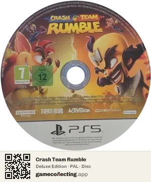 Crash Team Rumble PlayStation 5, PAL disc