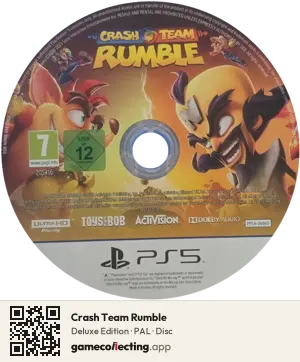 Crash Team Rumble PlayStation 5, PAL disc