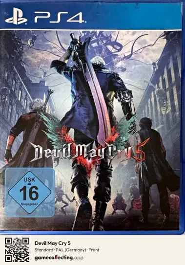 Devil May Cry 5 PlayStation 4, Germany box front