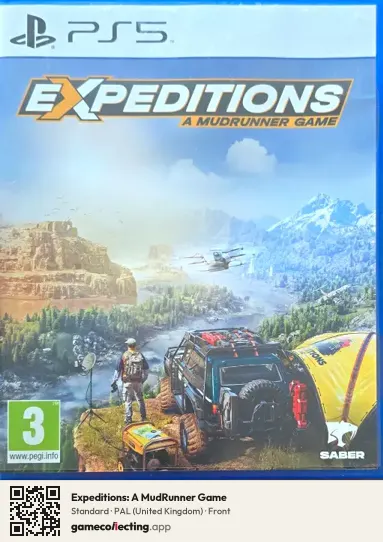 Expeditions: A MudRunner Game PlayStation 5, United Kingdom box front
