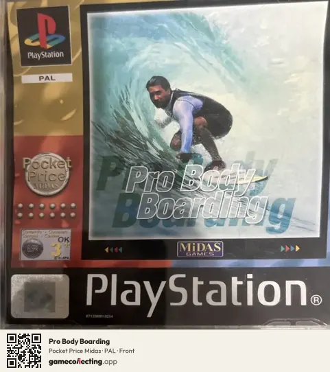 Pro Body Boarding PlayStation, PAL box front