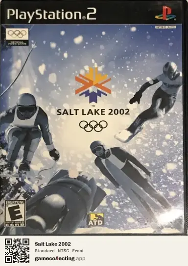 Salt Lake 2002 PlayStation 2, NTSC box front