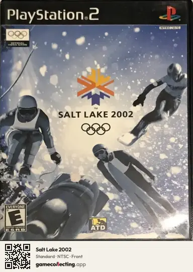 Salt Lake 2002 PlayStation 2, NTSC box front