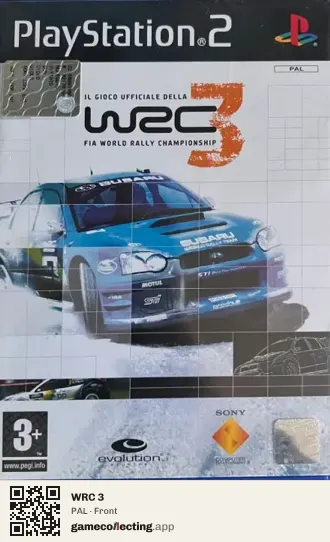 WRC 3 PlayStation 2, PAL box front