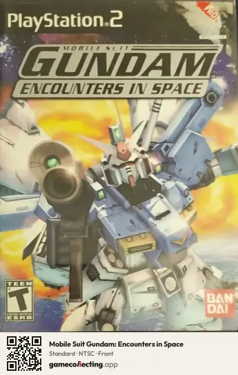 Mobile Suit Gundam: Encounters in Space PlayStation 2, NTSC box front