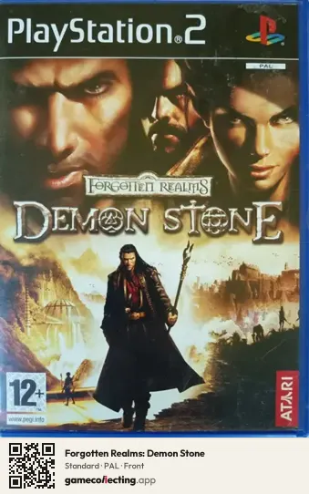 Forgotten Realms: Demon Stone PlayStation 2, PAL box front